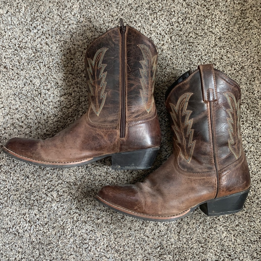 Western Bootie.  All leather.  9.5